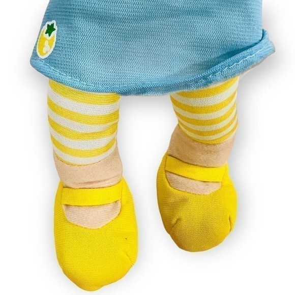 Vintage Strawberry Shortcake Lemon Meringue Tagged Plush Doll 14in Yellow - Picture 3 of 7